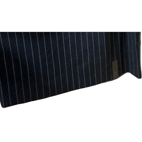 Vintage Gai Mattiolo Charcoal Grey white pinstriped 2-piece dress suit - Picture 8 of 15